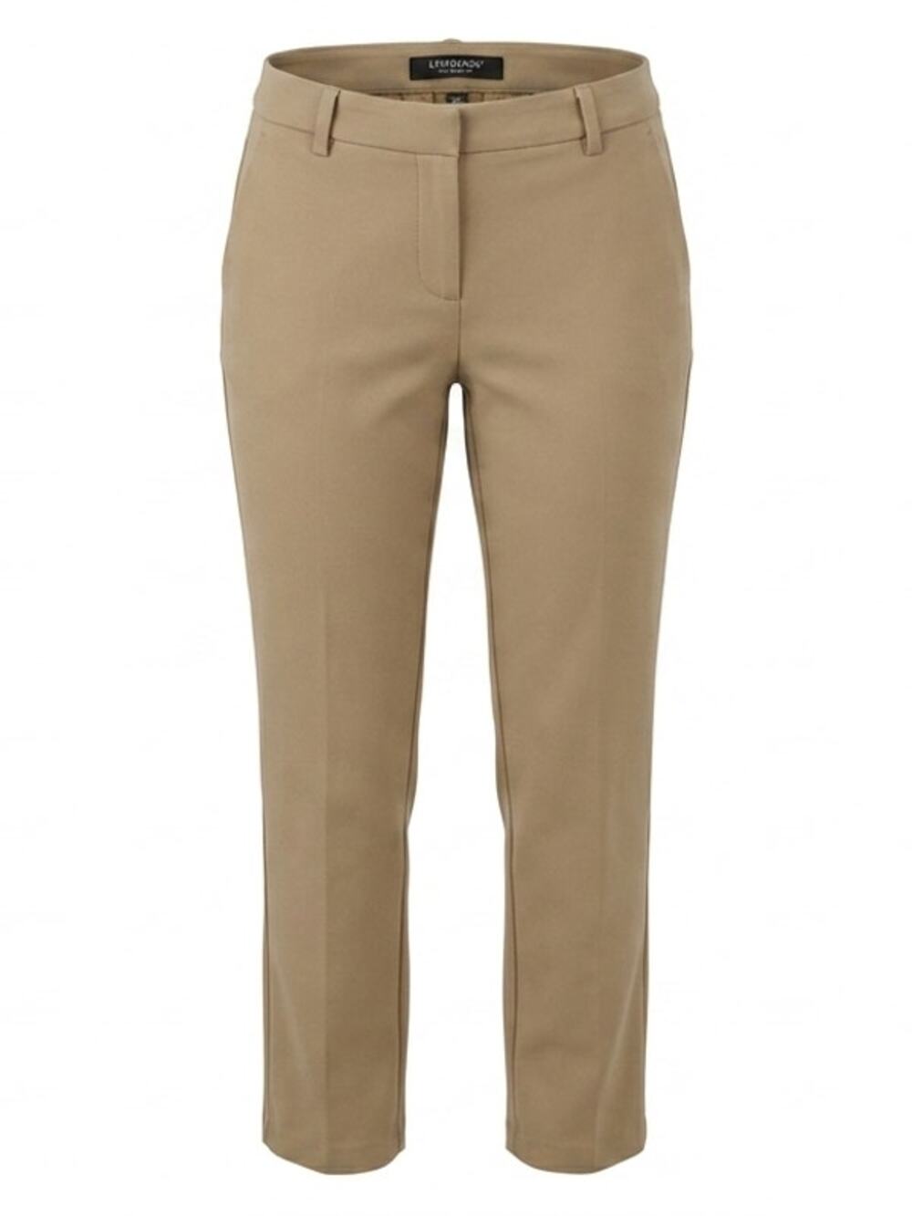 Liverpool Kelsey Straight-Leg Pants in Khaki
